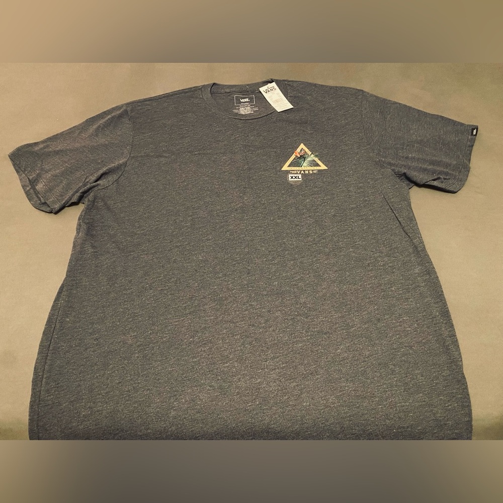 Vans Off The Wall T-Shirt Custom Fit Size 2XL Men’s Nwt